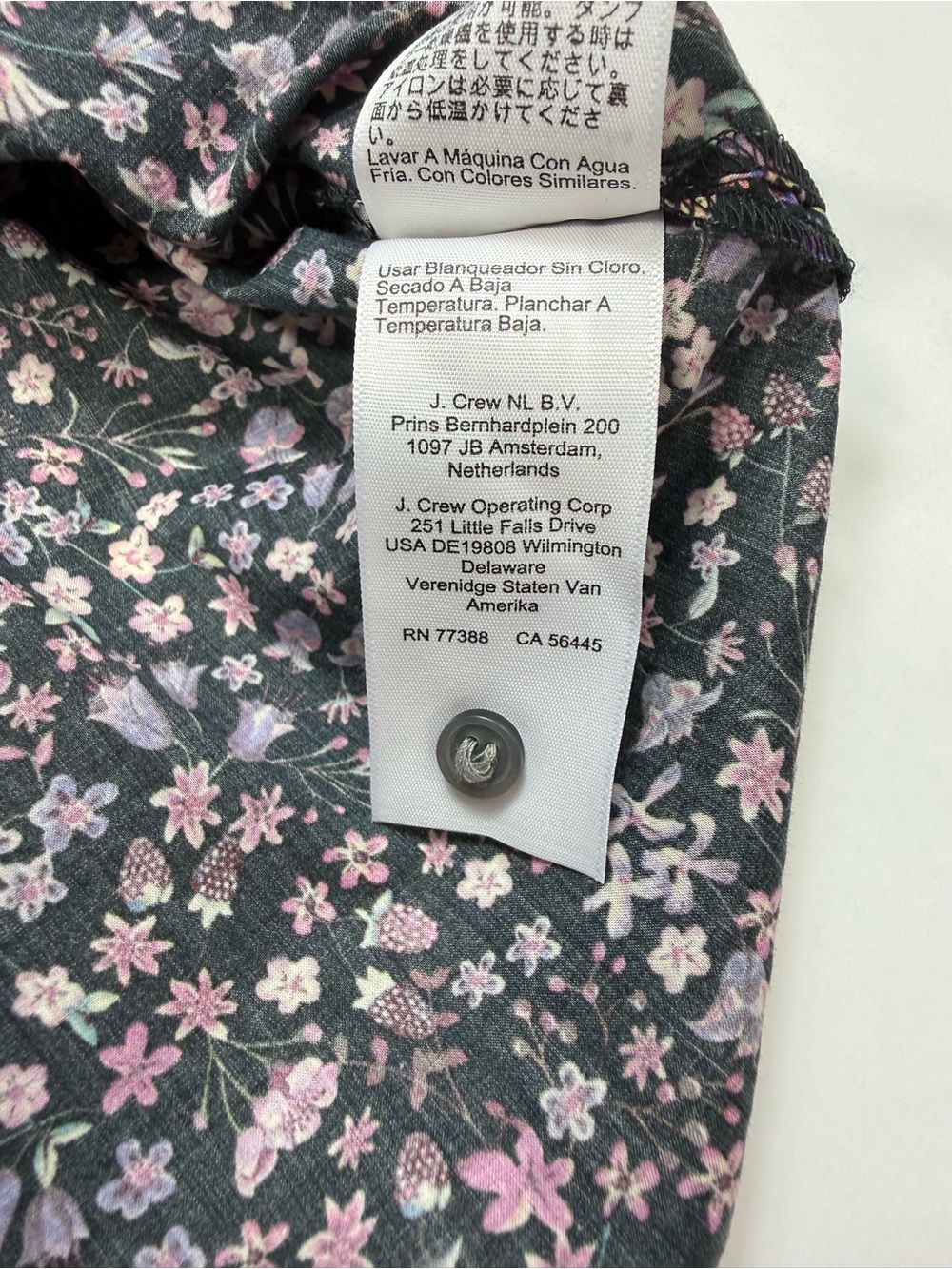 J. Crew X Liberty Lace-Trim Button-Up Shirt Liberty Fabric Strawberry Floral Top - Picture 12 of 12